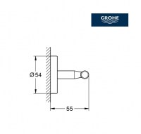 COLGADOR BAU COSMOPOLITAN GROHE